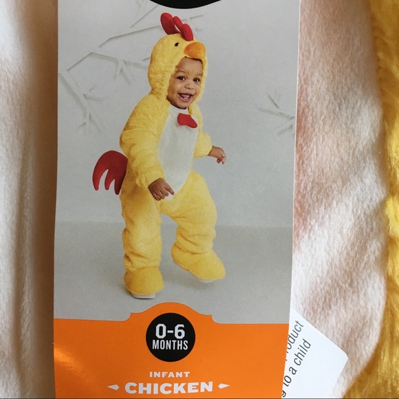 Hyde & Eek Chicken Halloween Costume Soft 0-6 Mos - Picture 3 of 6